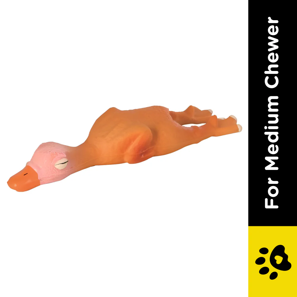 Trixie Duck Latex Toy for Dogs | For Medium Chewers - Image 2