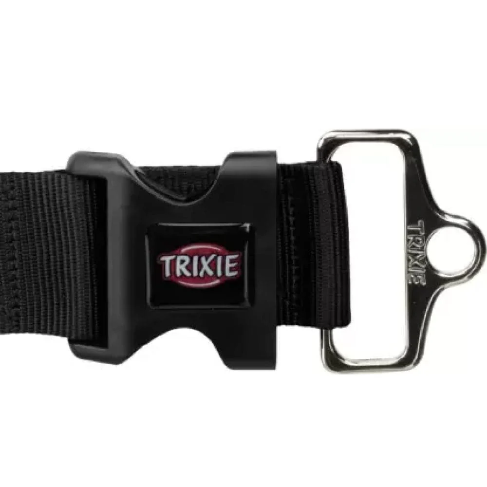 Trixie Extra Wide Premium Collar for Dogs (Black) - Image 4