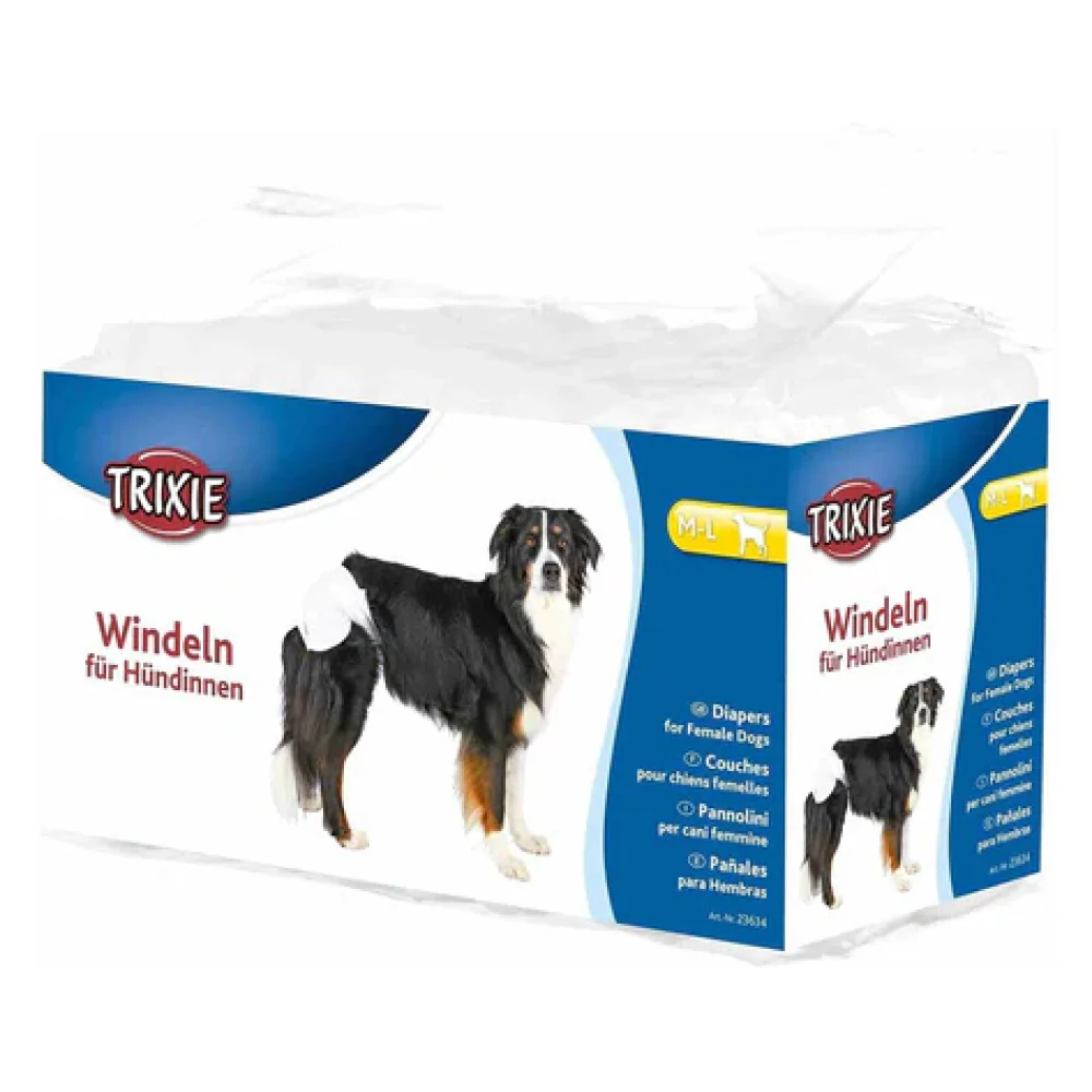 Trixie Female Diapers for Dogs (36x52cm) - Image 7