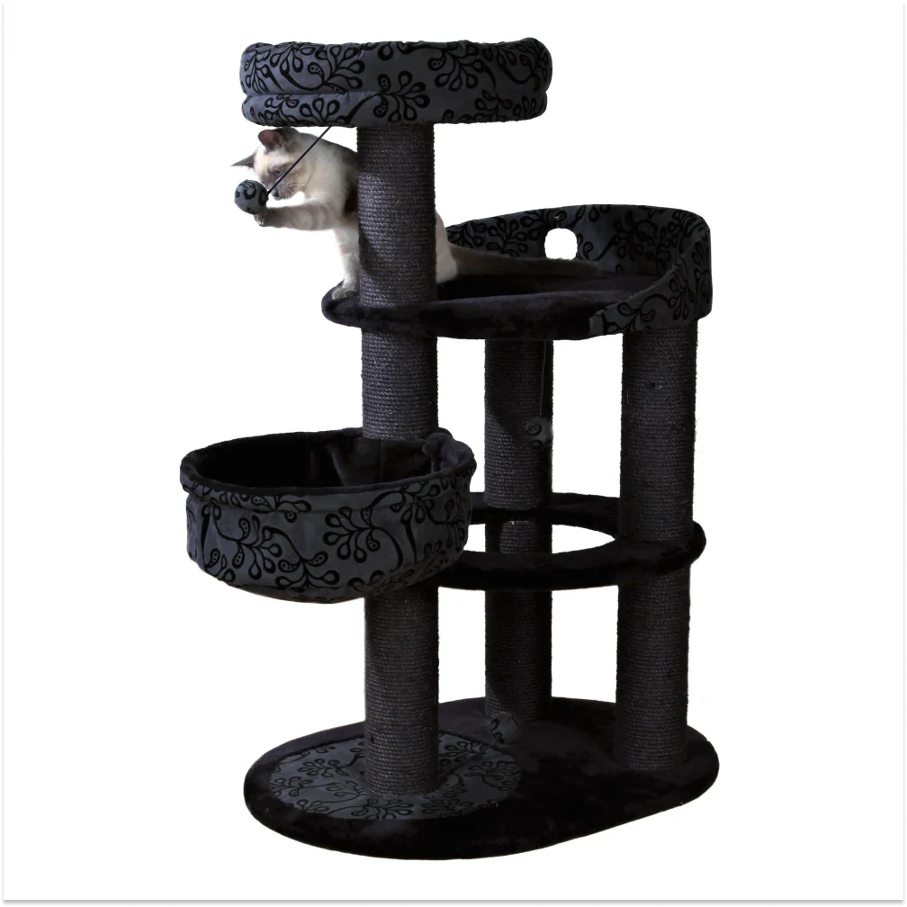 Trixie Filippo Scratching Post for Cats (Black) - Image 4