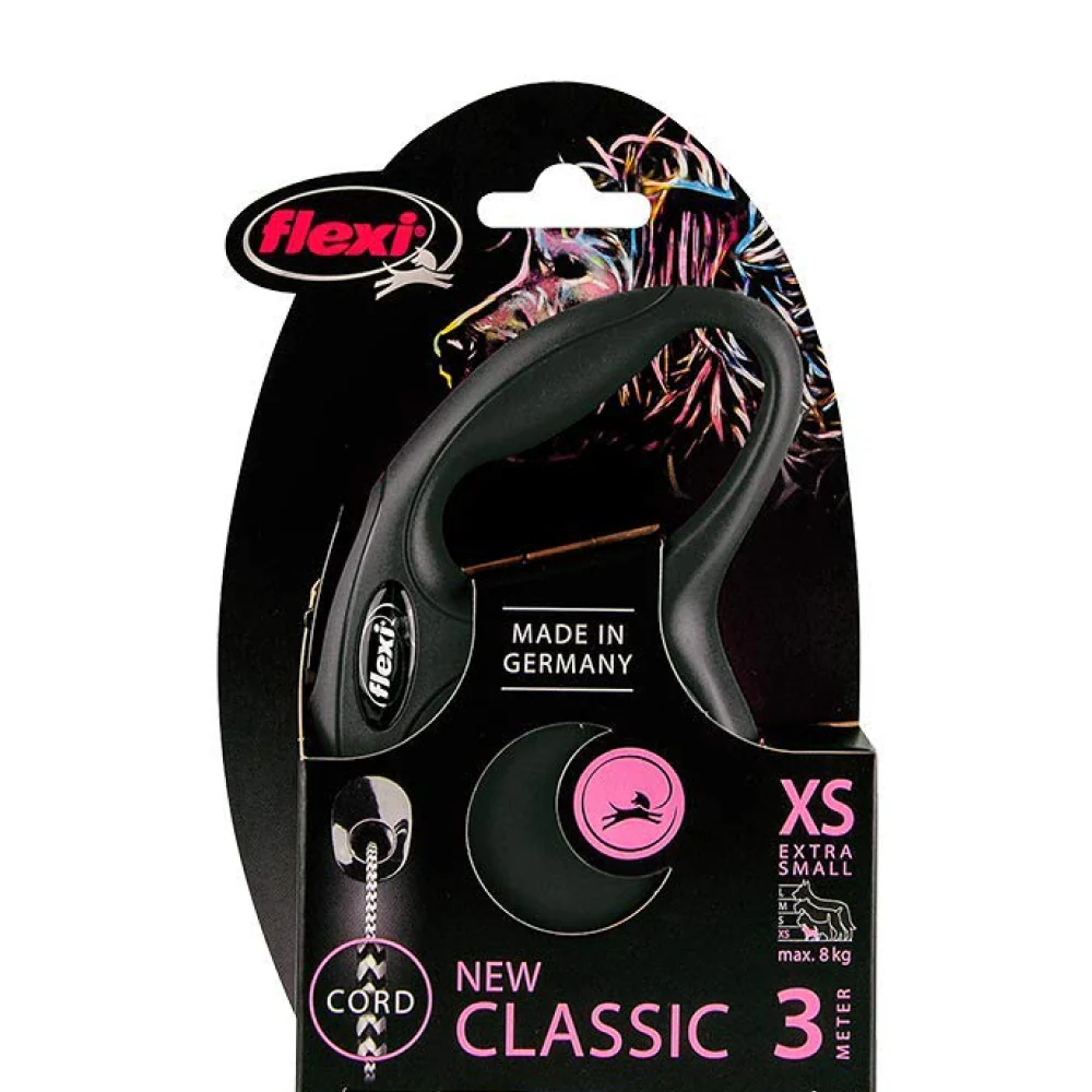 Trixie Flexi Classic Cordless Leash for Cats (Black) - Image 6