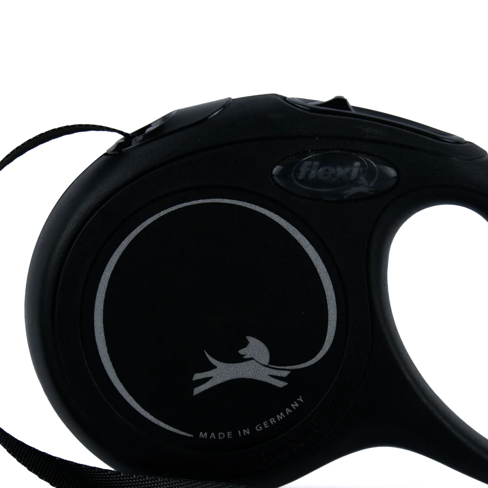 Trixie Flexi Classic Retractable Leash for Dogs and Cats (Black) - Image 5