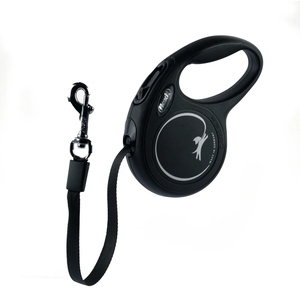 Trixie Flexi Classic Retractable Leash for Dogs and Cats (Black) - Image 6