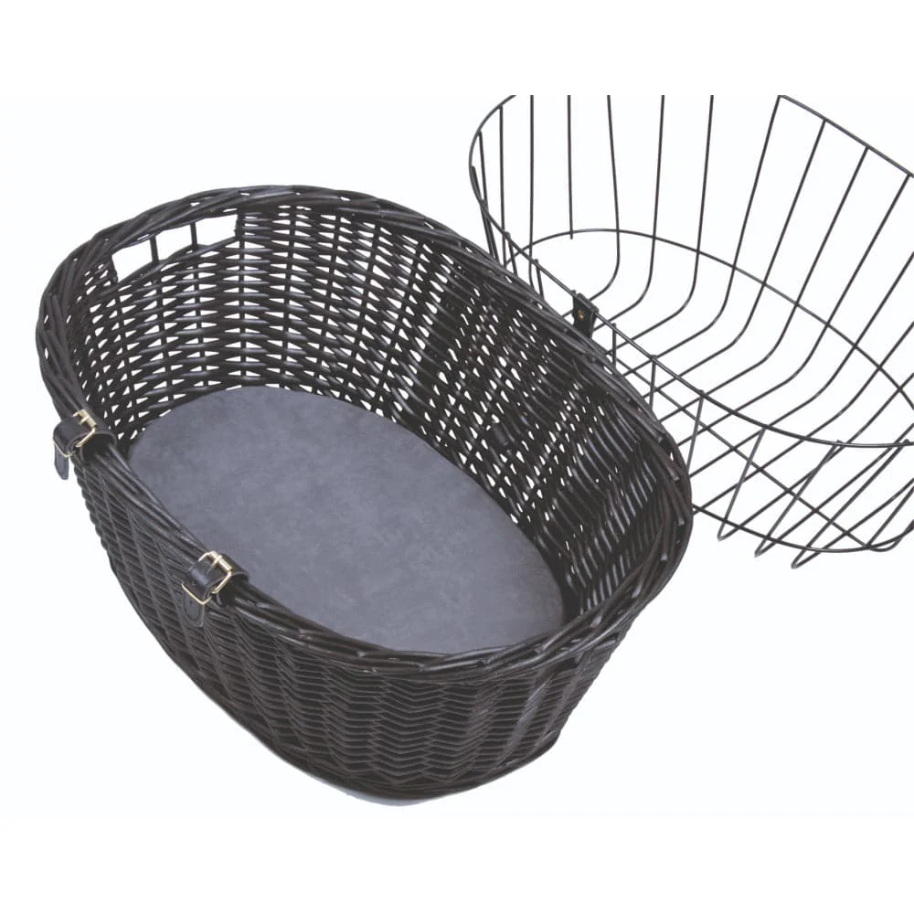 Trixie Front Bicycle Basket for Dogs and Cats (Black) - Image 4