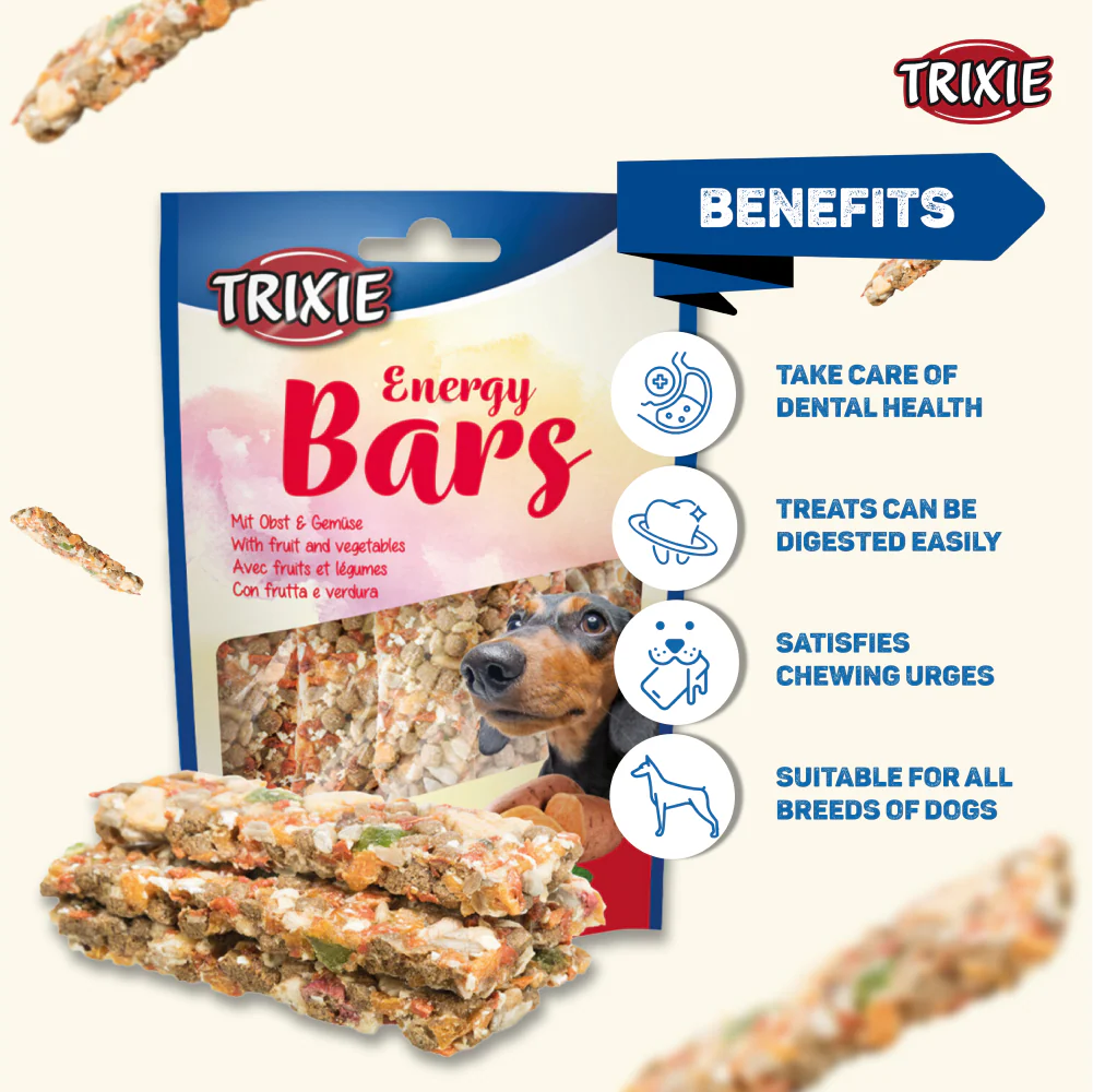 Trixie Fruits and Vegetables Energy Bars Dog Treats - Image 3