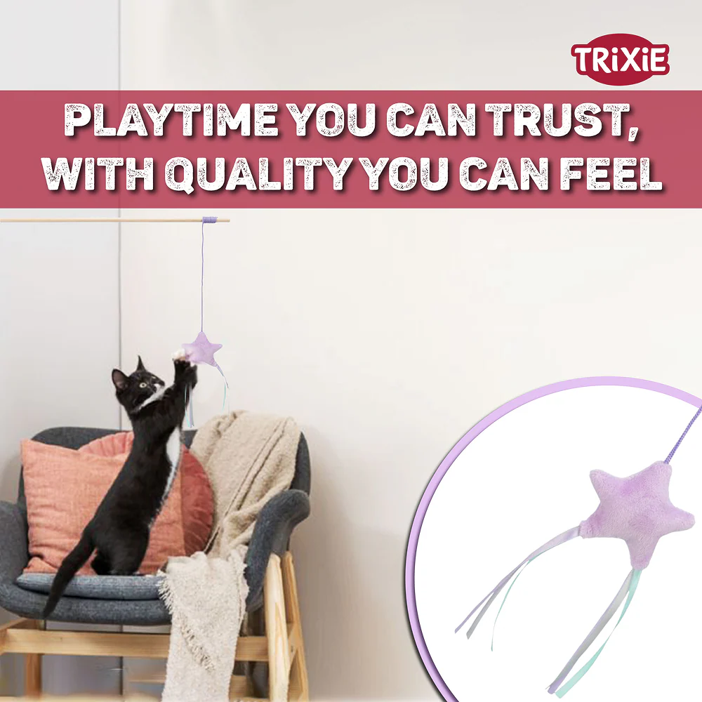Trixie Junior Playing Rod with Star Toy for Cats - Image 5