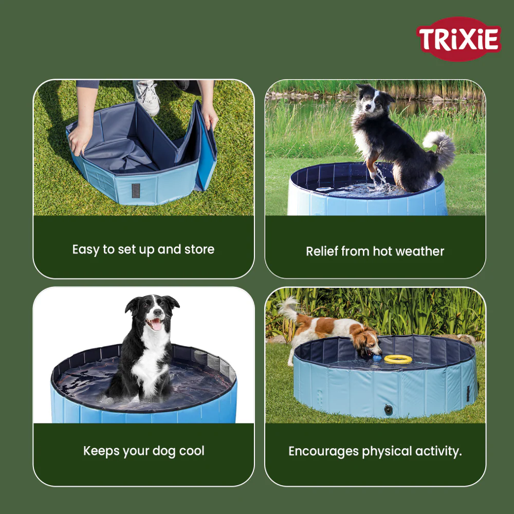Trixie Light Swimming Pool for Dogs (Blue) - Image 4