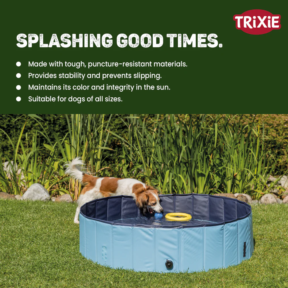 Trixie Light Swimming Pool for Dogs (Blue) - Image 5
