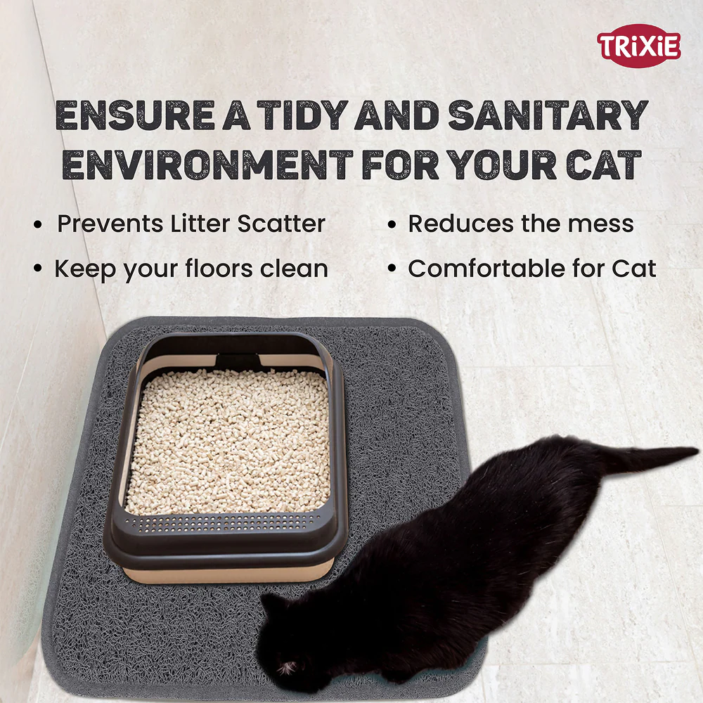 Trixie litter Tray Mat for Cats (Anthracite) - Image 3