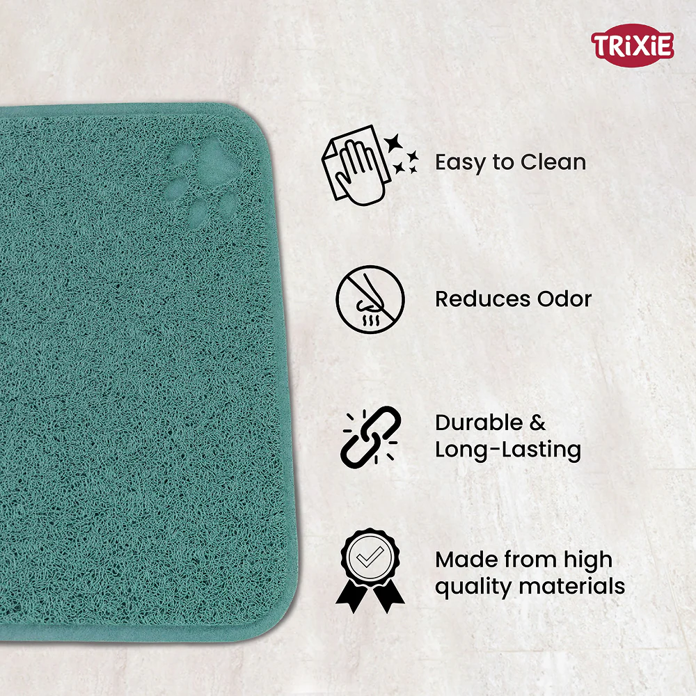 Trixie litter Tray Mat for Cats (Sage) - Image 2