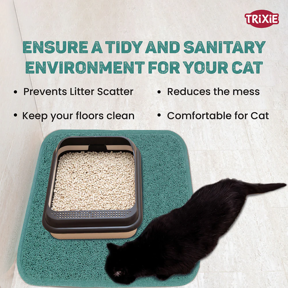 Trixie litter Tray Mat for Cats (Sage) - Image 3
