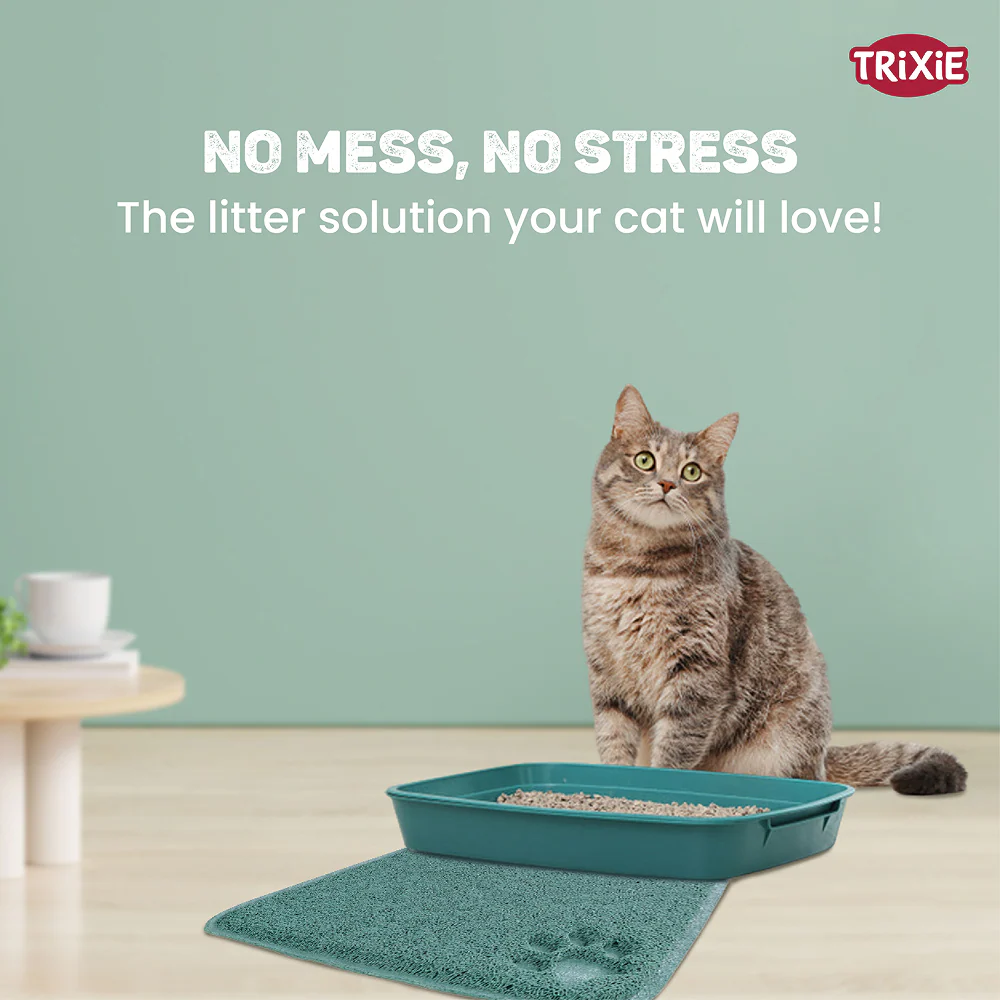 Trixie litter Tray Mat for Cats (Sage) - Image 4