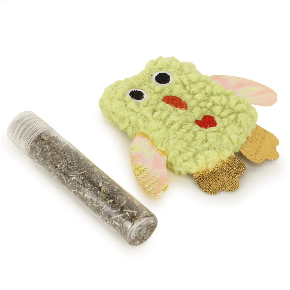 Trixie Mouse Shaped Sisal Toy and Basil Cotton Plush Cat Toy with Catnip Combo for Cats - Image 4
