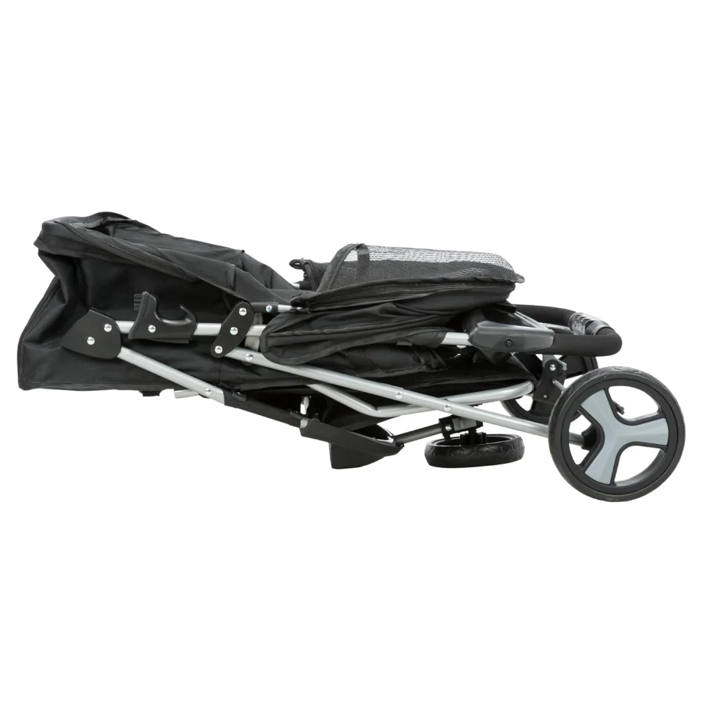 Trixie Nylon Buggy Stroller for Dogs and Cats (Black) - Image 6