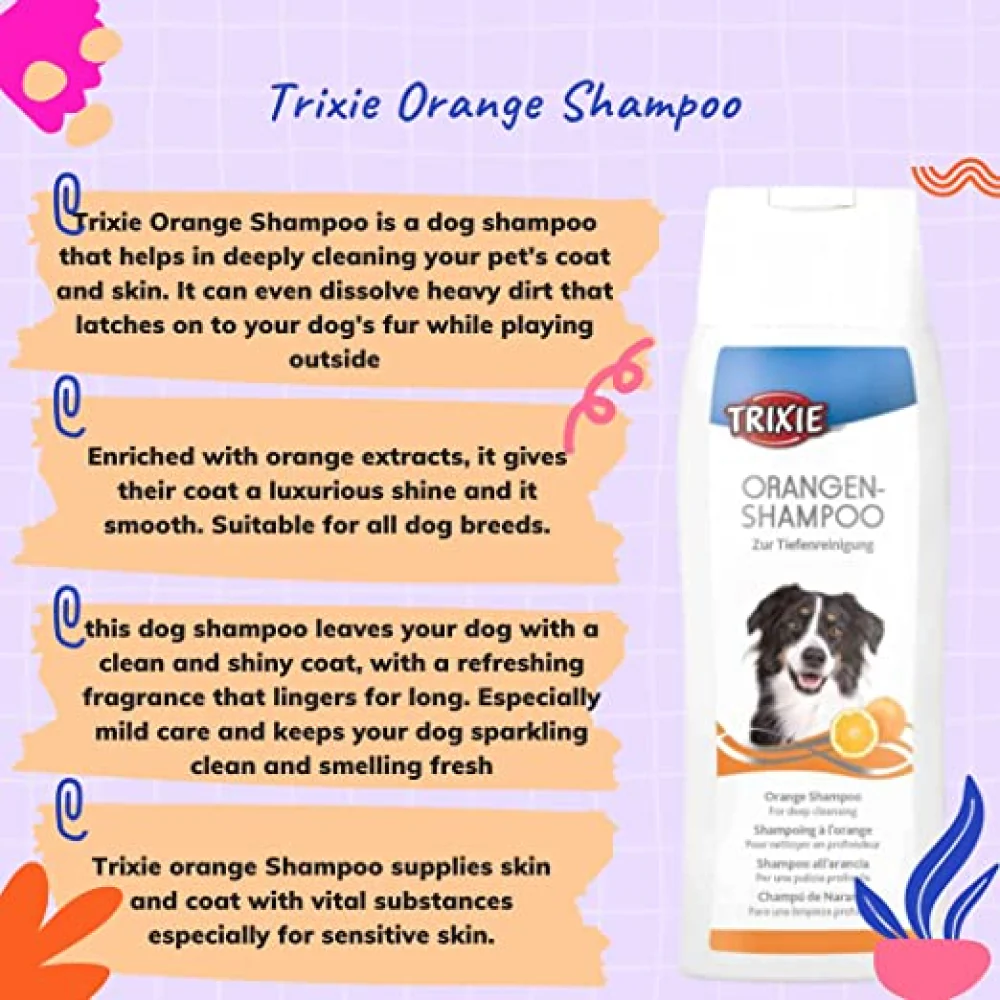 Trixie Orange Shampoo for Dogs - Image 3