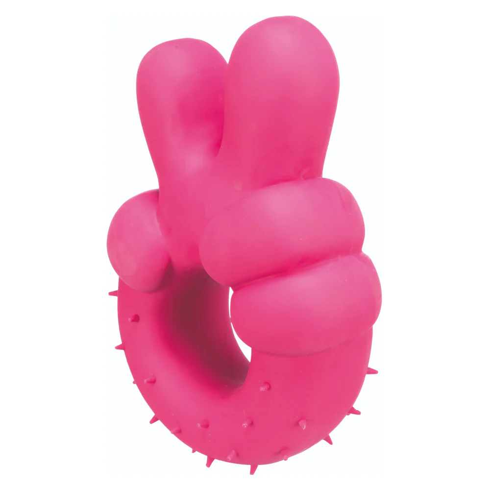 Trixie Peace Hand Sign Toy for Dogs - Image 3