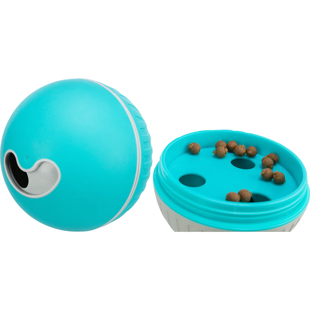 Trixie Plastic Snack Ball Treat Dispenser Toy for Dogs (Blue) - Image 3
