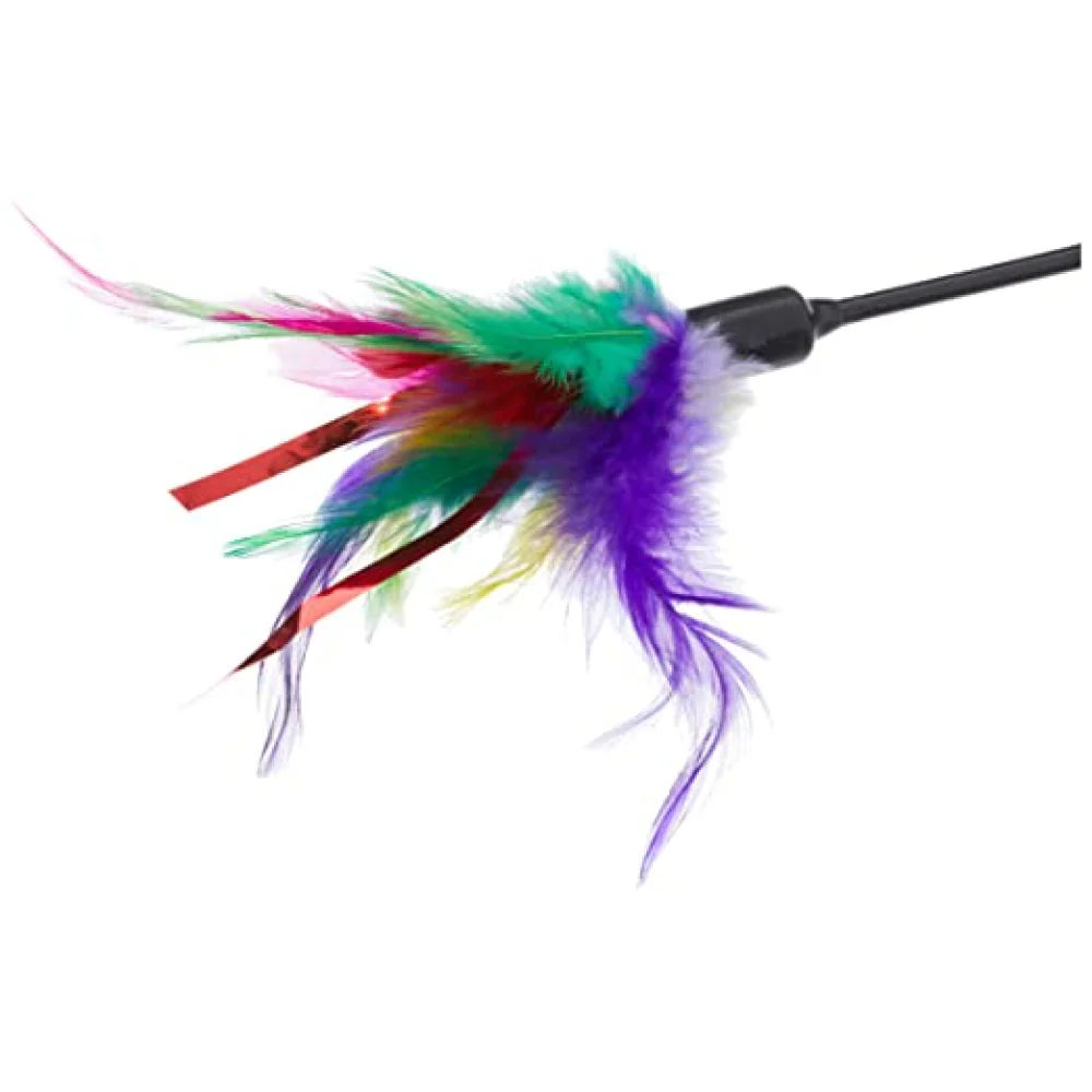 Trixie Playing Rod with Feathers Toy for Cats - Image 3