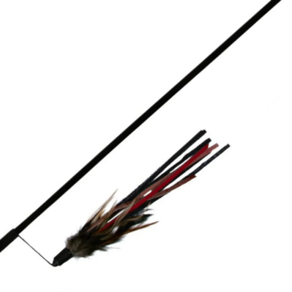Trixie Playing Rod with Feathers and Leather Straps Toy for Cats Combo - Image 8