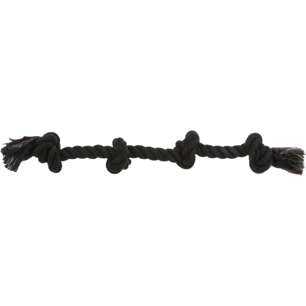 Trixie Playing Rope with Knots Toy for Dogs (Black) - Image 2