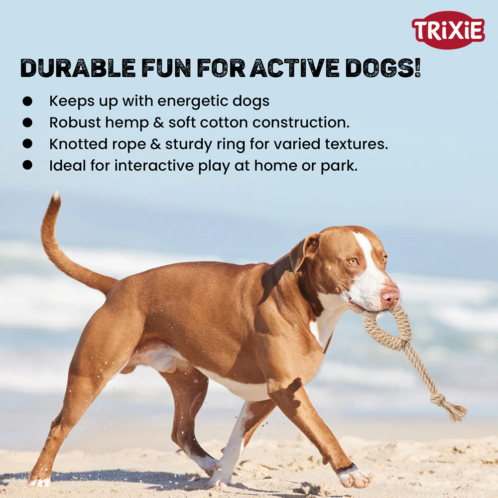 Trixie Playing Ring Rope Toy for Dogs - Image 4