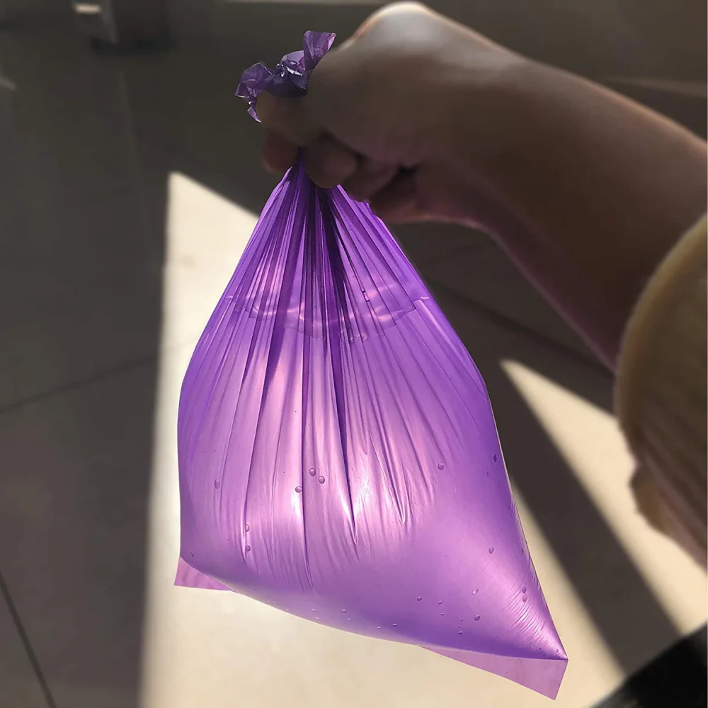 Trixie Lavender Scented Poop Bags for Dogs (Purple) - Image 2