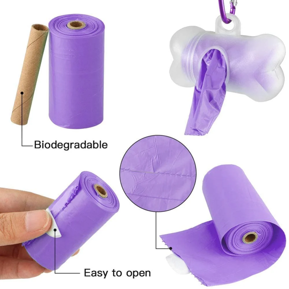 Trixie Lavender Scented Poop Bags for Dogs (Purple) - Image 4