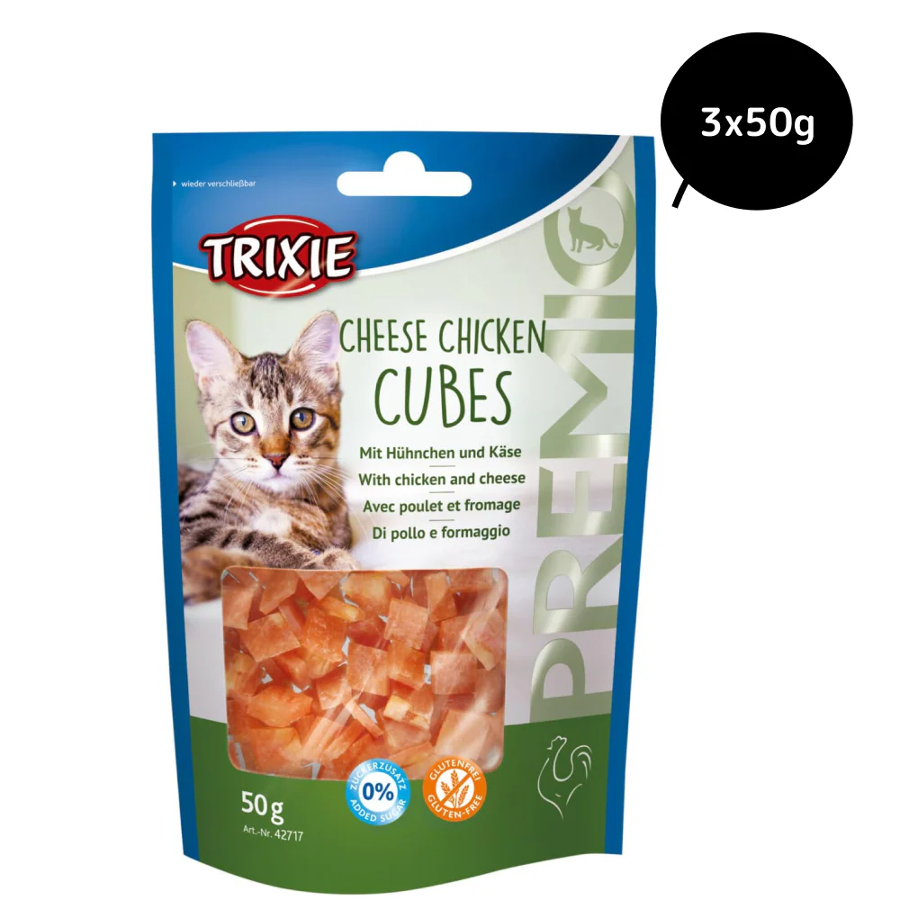 Trixie Premio Cheese Chicken Cubes Cat Treats - Image 7