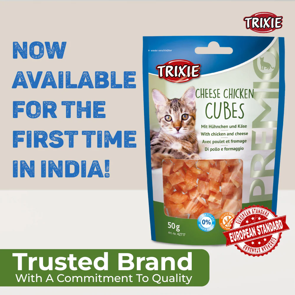 Trixie Premio Cheese Chicken Cubes Cat Treats - Image 3