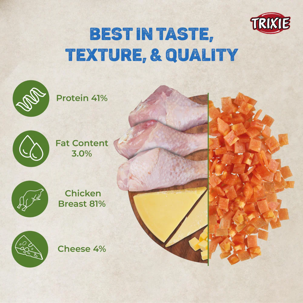 Trixie Premio Cheese Chicken Cubes Cat Treats - Image 4