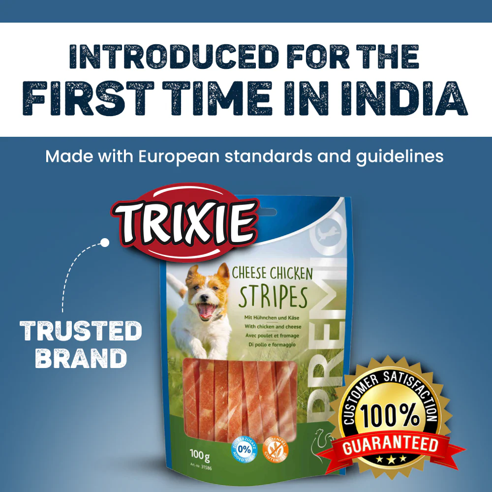Trixie Premio Cheese Chicken Strip Dog Treats - Image 2