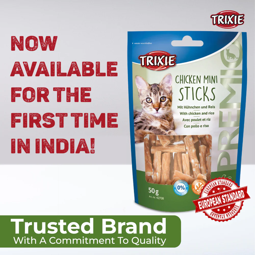Trixie Premio Chicken Mini Sticks Cat Treats - Image 4