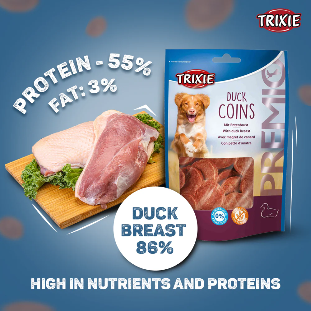 Trixie Premio Duck Coins Dog Treats - Image 3