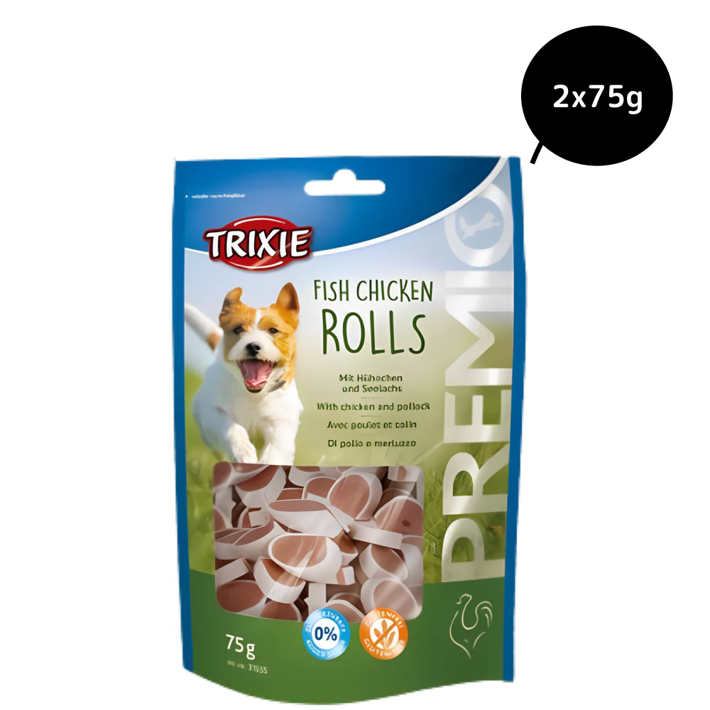 Trixie Premio Fish and Chicken Rolls Dog Treats - Image 8