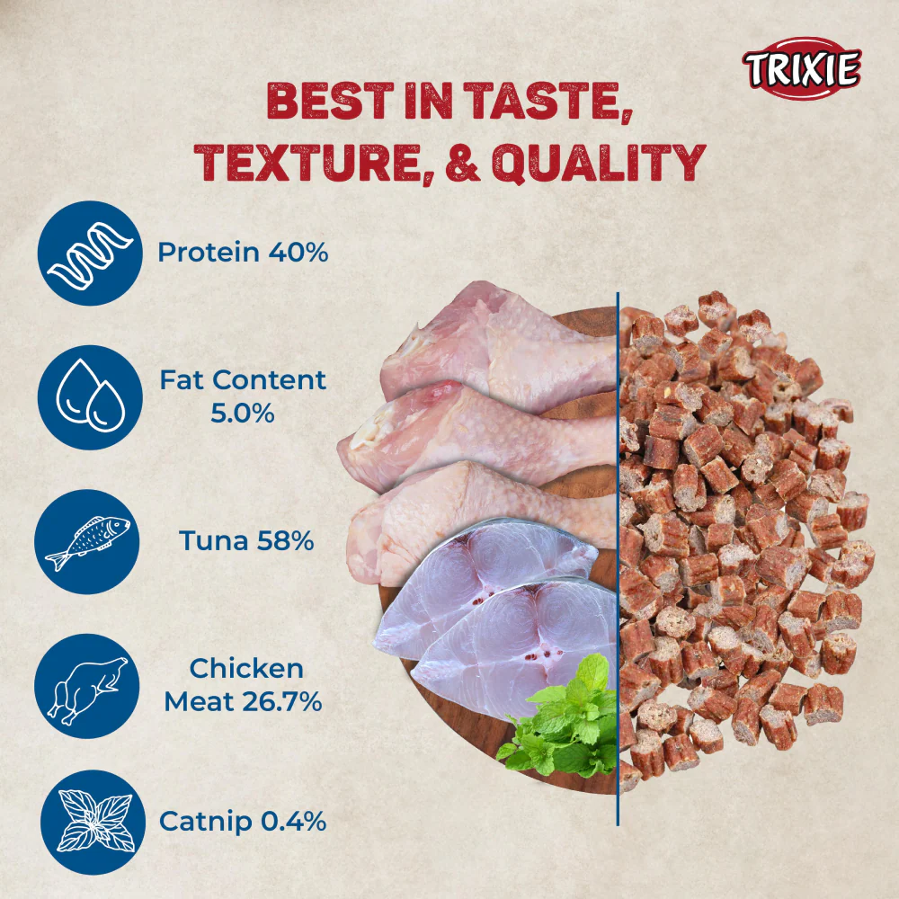 Trixie Premio Trainer Snack Mini Fish Nuggets Cat Treats - Image 3