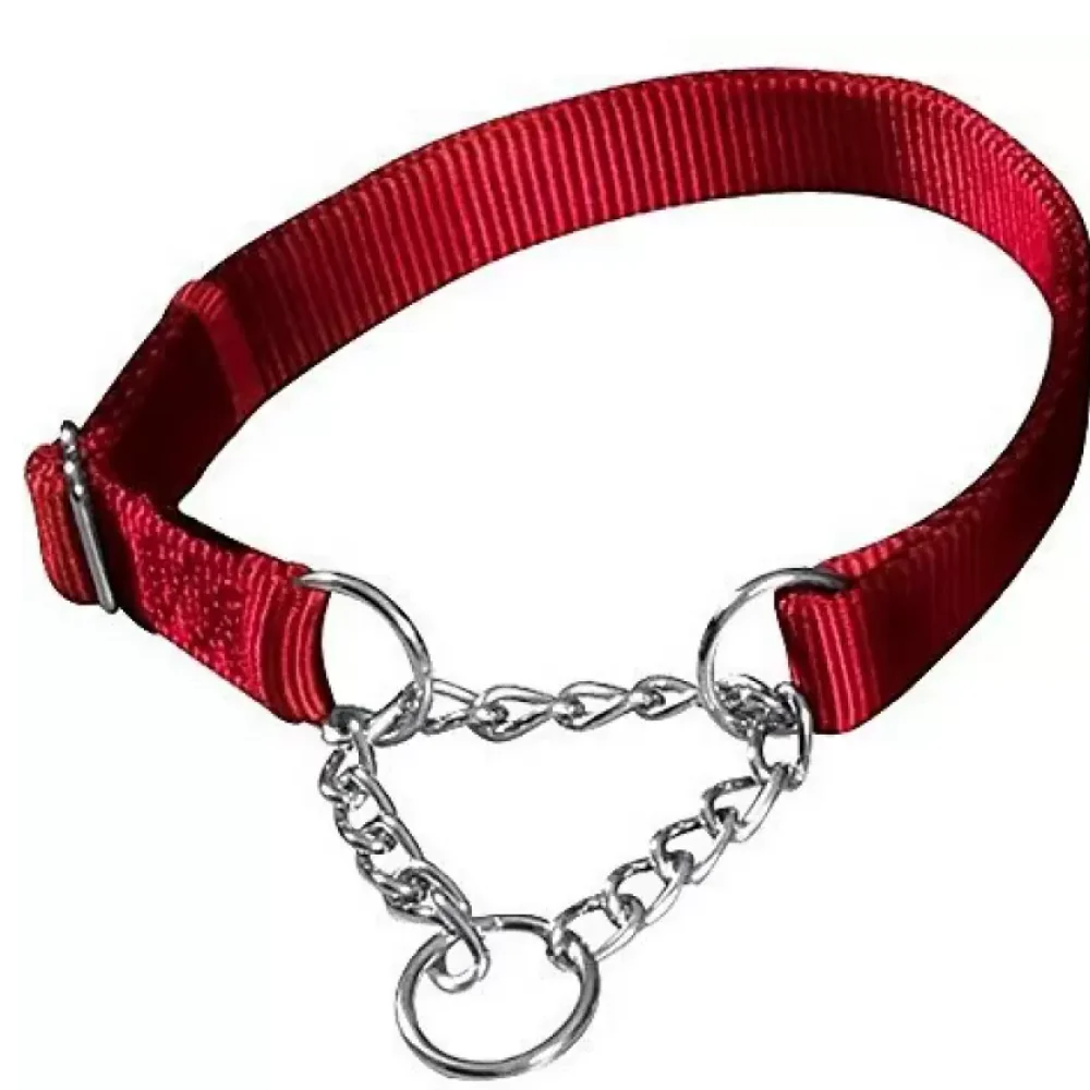 Trixie Premium Choke Collar for Dogs (Cherry Red) - Image 4