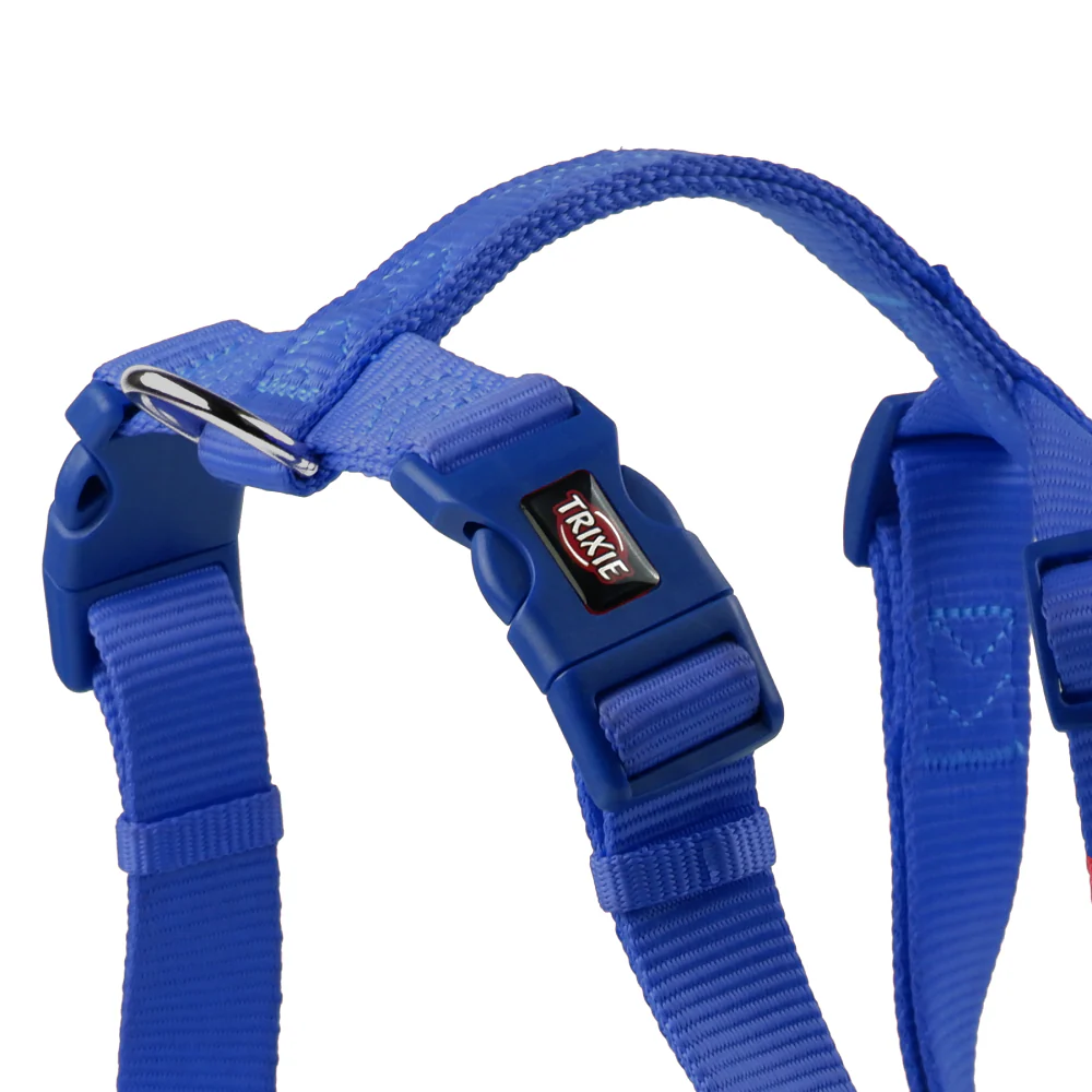 Trixie Premium H Harness, Premium Leash and Collar for Dogs Combo (Royal Blue) - S - Image 7