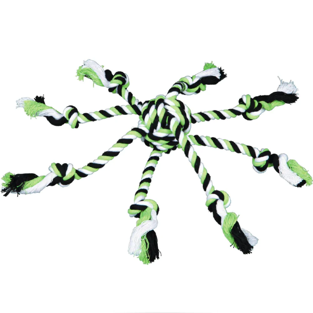 Trixie Rope with Woven in Ball Toy for Dogs - Image 3