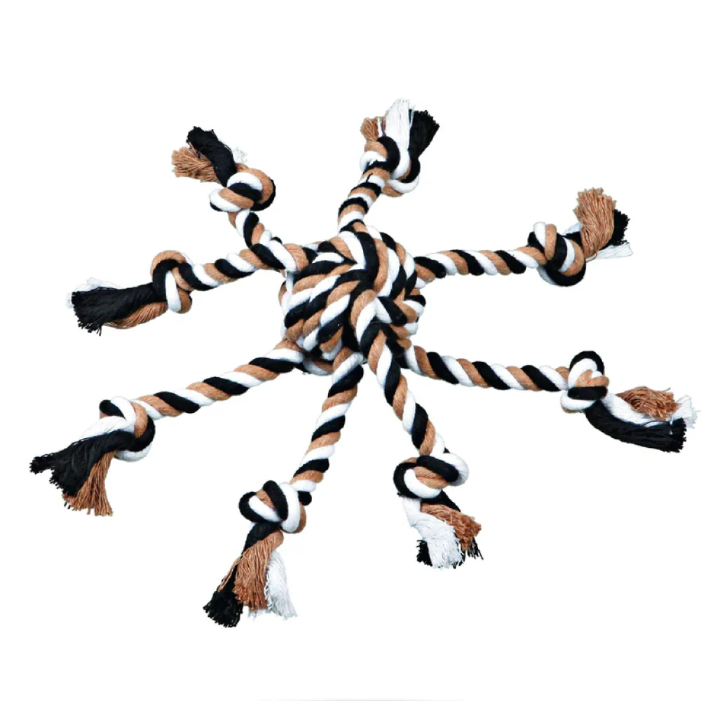 Trixie Rope with Woven in Ball Toy for Dogs - Image 4
