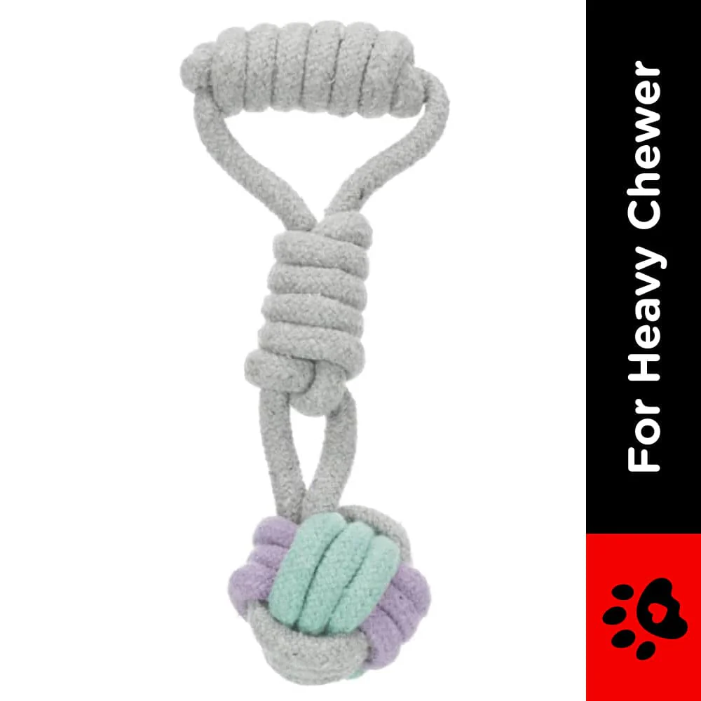 Trixie Ropeball with Handle Toy for Dogs - Image 2