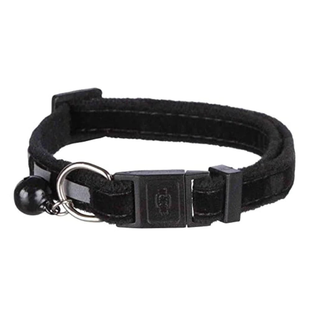 Trixie Safer Life Reflective Collar with Bell for Cats (Black) - Image 4