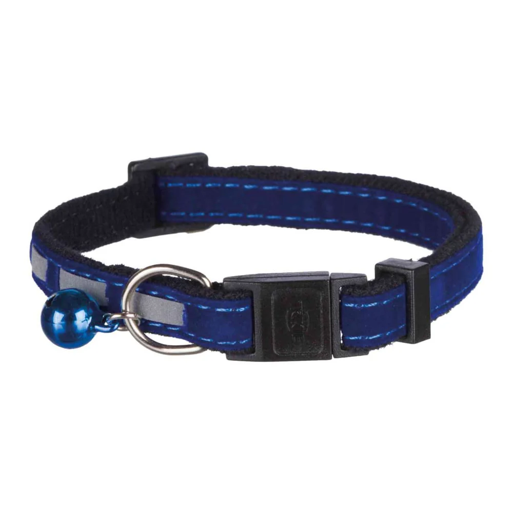 Trixie Safer Life Reflective Collar with Bell for Cats (Blue) - Image 4