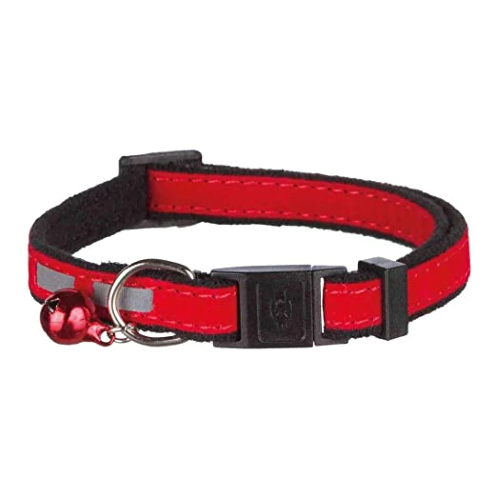 Trixie Safer Life Reflective Collar with Bell for Cats (Red) - Image 4