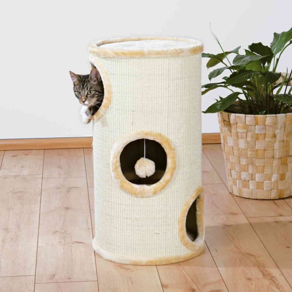 Trixie Samuel 3 Storey Tower for Cats (Beige) - Image 4