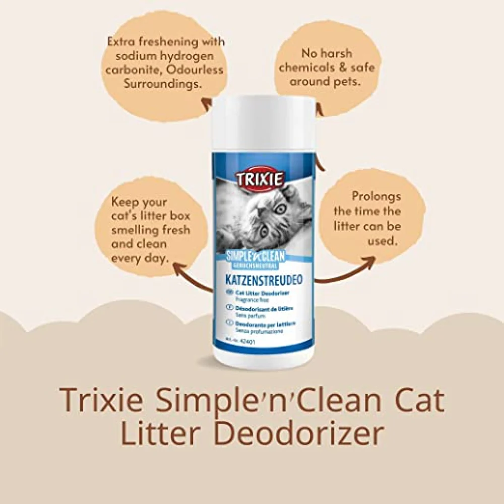 Trixie Simple N Clean Odourless Litter Deodorizer for Cats - Image 5