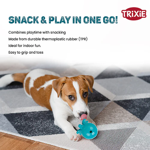 Trixie Snack Octopus Interactive Chew Toy for Dogs (Blue) - Image 3