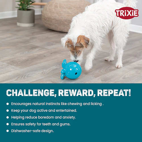 Trixie Snack Octopus Interactive Chew Toy for Dogs (Blue) - Image 6