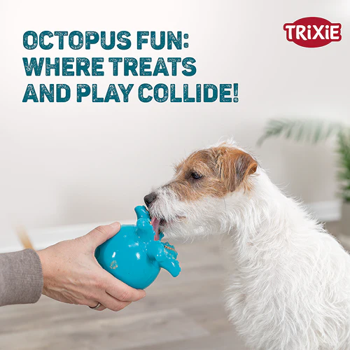 Trixie Snack Octopus Interactive Chew Toy for Dogs (Blue) - Image 7