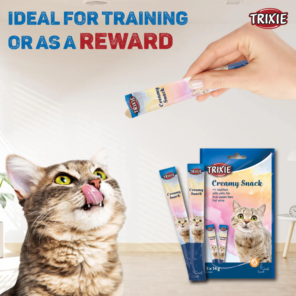 Trixie Snack with White Fish Creamy Cat Treats - Image 3