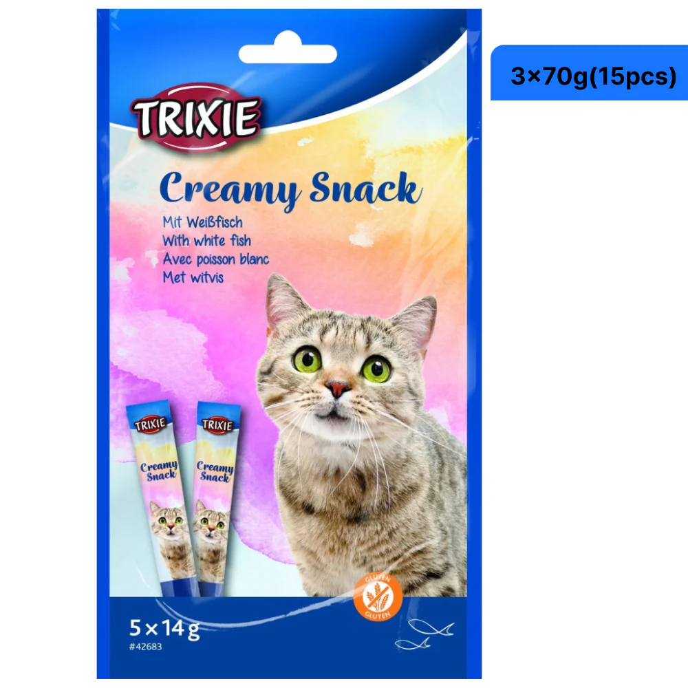 Trixie Snack with White Fish Creamy Cat Treats - Image 9